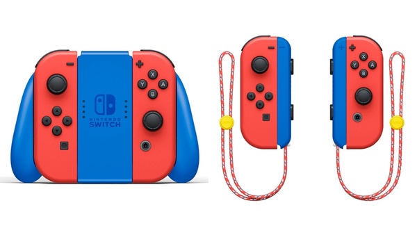 任天堂 Switch 推出全新「瑪利歐版」!復古亮麗紅+藍配色,預計2月在台上市!