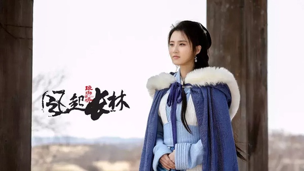 古裝劇后宮娘娘斗篷造型4:張慧雯 飾演《瑯琊榜之風起長林》林奚