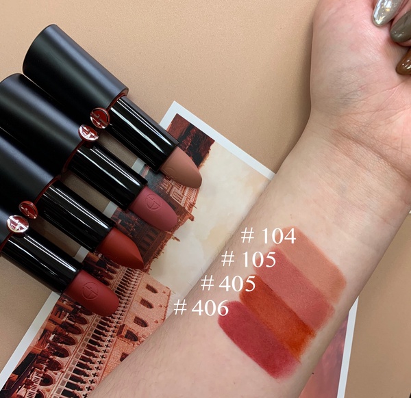 Giorgio Armani 奢華訂製柔霧唇膏 ＃405，NT.1400