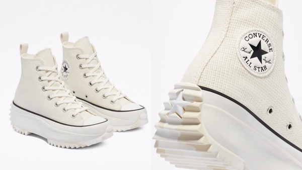 CONVERSE Run Star Hike「2021全新配色」！奶白色編織面料、粉橘x奶茶夢幻拼接太少女