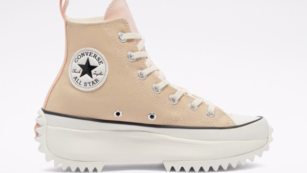 CONVERSE Run Star Hike「2021全新配色」！奶白色編織面料、粉橘x奶茶夢幻拼接太少女