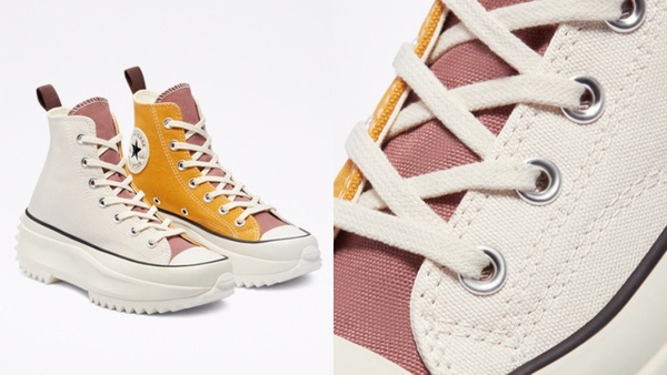 CONVERSE Run Star Hike「2021全新配色」！奶白色編織面料、粉橘x奶茶夢幻拼接太少女