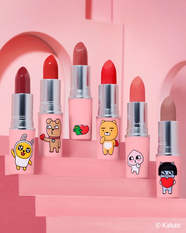 MAC X Kakaofriends「萊恩唇膏」2021情人節登場！萊恩羞澀示愛＆粉霧包裝、少女心爆棚