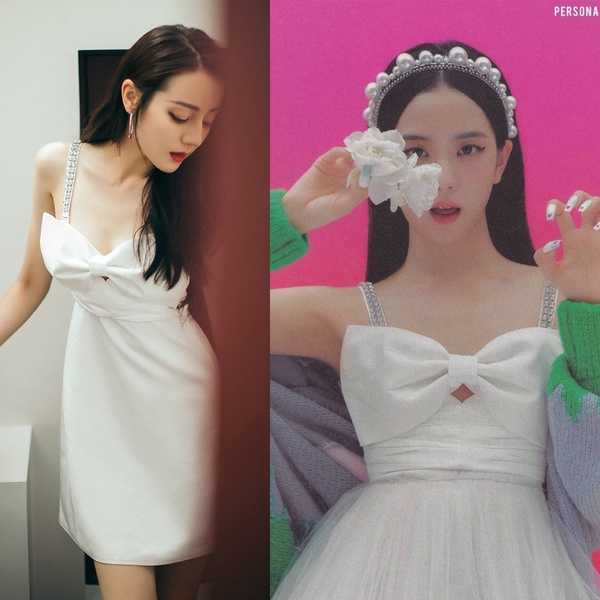明星撞衫4:迪麗熱巴vs金智秀Jisoo