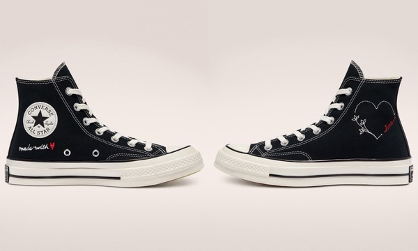 2021「CONVERSE 情人節限定」Chuck 70 繡上愛的宣言、鞋底紅心印花閃瞎路人眼睛！