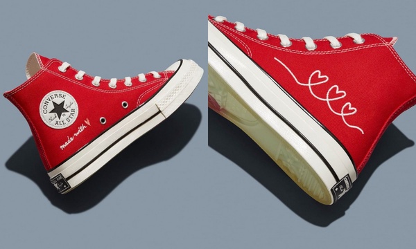 2021「CONVERSE 情人節限定」Chuck 70 繡上愛的宣言、鞋底紅心印花閃瞎路人眼睛！