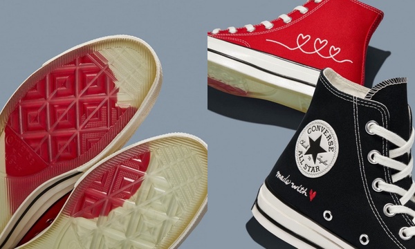 2021「CONVERSE 情人節限定」Chuck 70 繡上愛的宣言、鞋底紅心印花閃瞎路人眼睛！