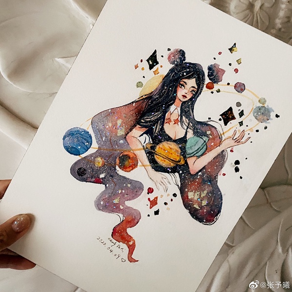 陸劇明星隱藏技能6：張予曦 畫畫
