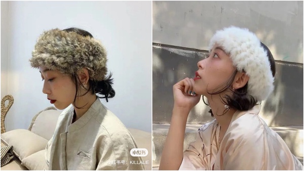 毛毛髮帶怎麼戴才時尚？「毛絨髮帶配戴公式」讓你輕鬆駕馭，5種簡單搭配更顯小臉