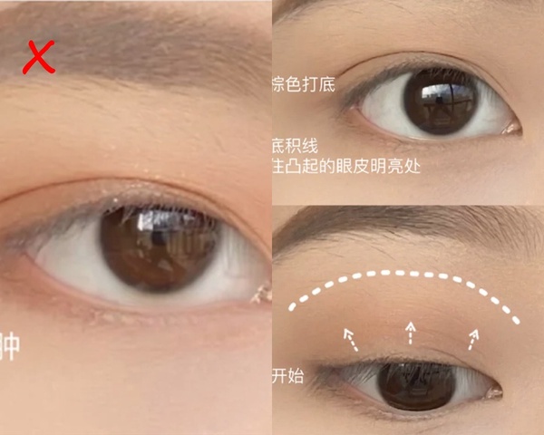 新手眼妝必學！4大「眼妝誤區&修正方法」，眼影這樣畫才不髒、暈染位置超重要