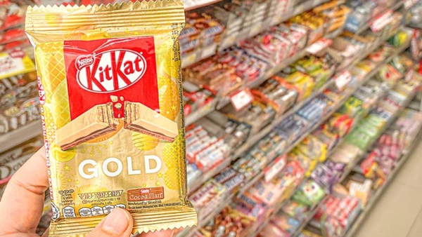 金色KitKat來了！2021新春限定「KitKat金系列」，全新「焦糖巧克力威化」保你金好運