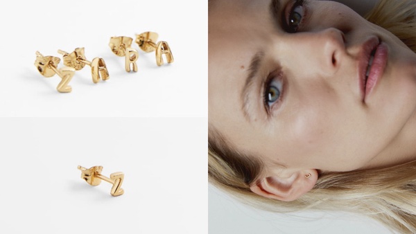 ZARA「字母飾品」回歸了!立體字母項鍊、耳環小巧可愛,真皮鑰匙圈超有質感~