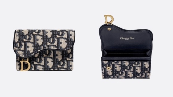2021「精品卡夾錢包」推薦:DIOR SADDLE 翻蓋卡片套