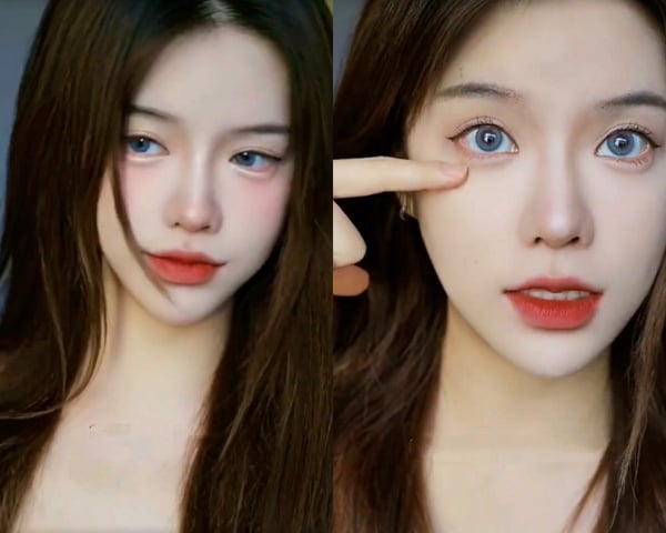 眉眼間距近必學！美妝博主親授消腫泡「眼影倒置」畫法，甜嫩撩人、眼妝更加乾淨不顯髒