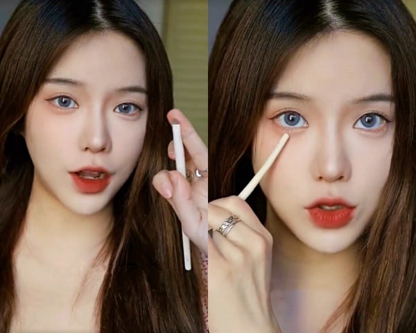 眉眼間距近必學！美妝博主親授消腫泡「眼影倒置」畫法，甜嫩撩人、眼妝更加乾淨不顯髒