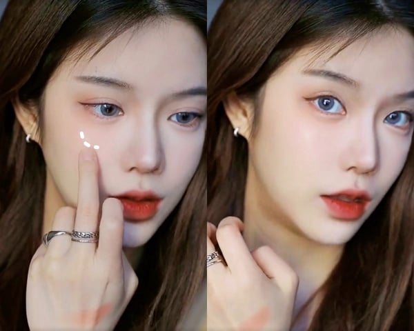 眉眼間距近必學！美妝博主親授消腫泡「眼影倒置」畫法，甜嫩撩人、眼妝更加乾淨不顯髒