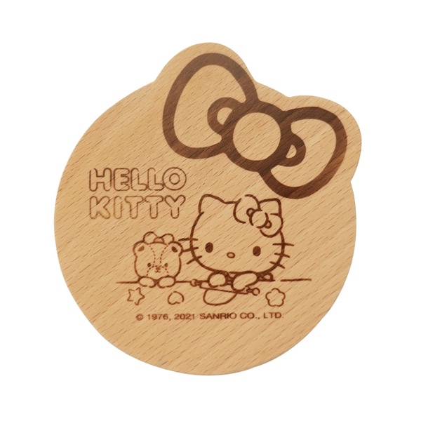 7-11推出「Hello Kitty原木餐具」！超萌Kitty造型原木餐盤、兩用杯墊，這天療癒開賣！