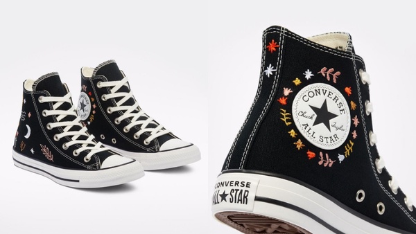 CONVERSE限定「星月刺繡」登場，韓系清新插畫超可愛！還有全新「花卉系列」更是浪漫～
