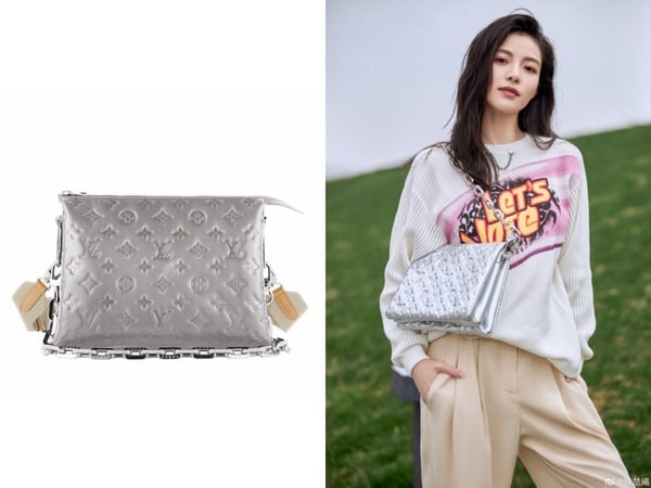 洗版女星IG！LV 2021春夏新品「Coussin抱枕包」最潮登場，太妍、迪麗熱巴都在揹！