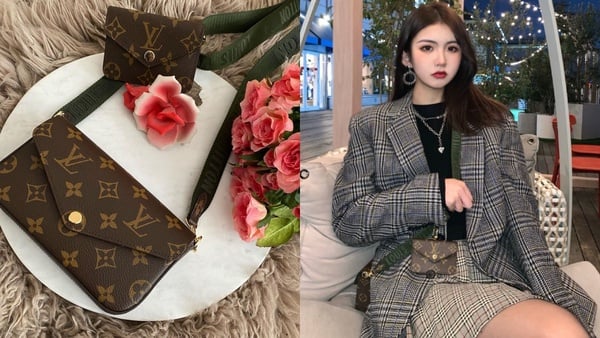 下一個爆款？LV推出全新二合一包 Félicie Strap & Go，經典老花+信封袋設計更顯優雅