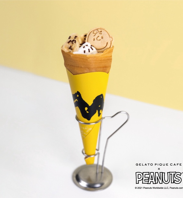 gelato pique café推史努比、查理布朗可麗餅！