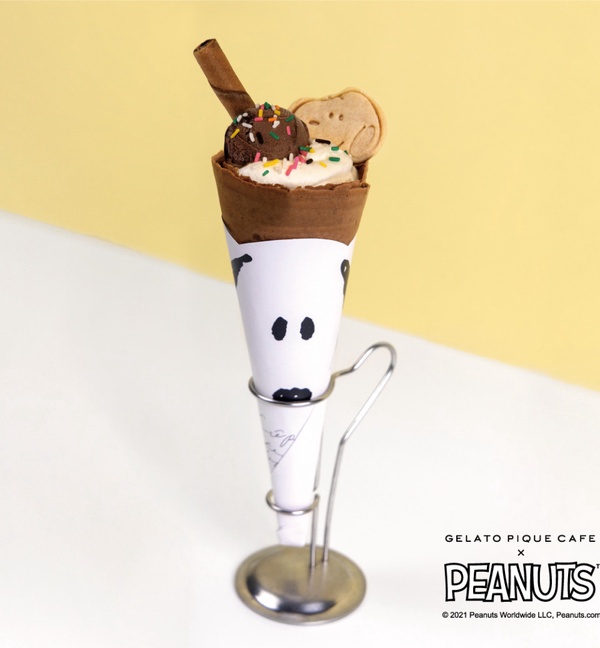 gelato pique café推史努比、查理布朗可麗餅！