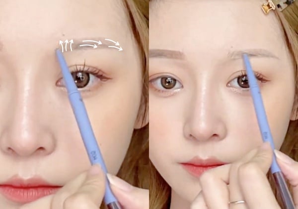 稀疏眉畫眉教學！多一步技巧、眉型更自然，稀疏眉、無眉毛也能畫出自然毛流感
