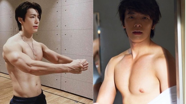 6位擁有魔鬼身材男星！丁海寅宋仲基臉&身材好反差，李準基肌肉快比臉大