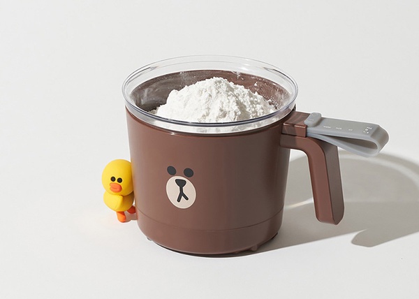 Line Friends推出一系列「廚房測量用品」，熊大&莎莉造型計時器、電子秤陪你做料理！