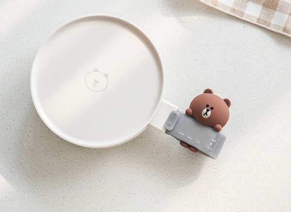 Line Friends推出一系列「廚房測量用品」，熊大&莎莉造型計時器、電子秤陪你做料理！
