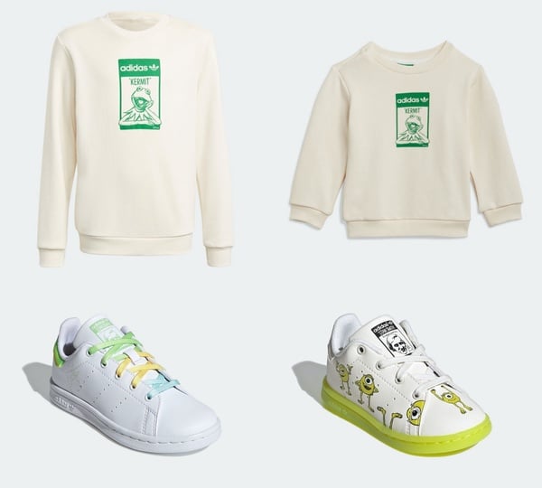 迪士尼 x Adidas Originals聯名開賣！大眼仔、抱抱龍藏鞋面，還有聯名童裝、帽T超欠收