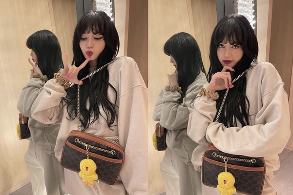 CELINE TRIOMPHE CANVAS WHITE 小牛皮圓盒包，NT.85,000
