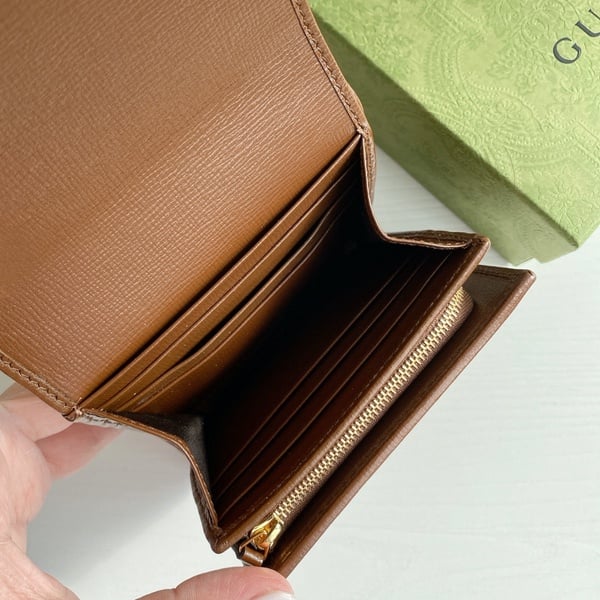 GUCCI 1955 Horsebit馬銜扣短夾,NT15,400