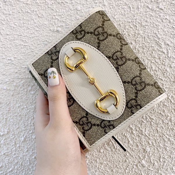 GUCCI 1955 Horsebit馬銜扣短夾,NT15,400