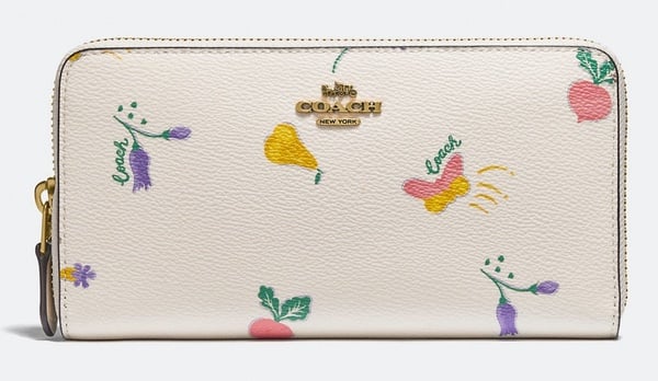 COACH ACCORDION 花園印花拉鍊皮夾,NT11,800
