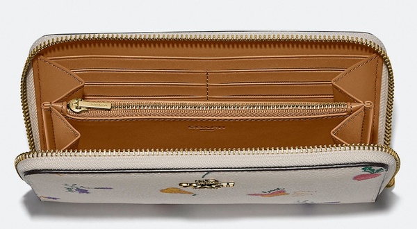 COACH ACCORDION 花園印花拉鍊皮夾,NT11,800