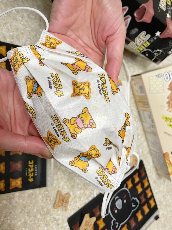 樂天小熊餅乾口罩免費送！