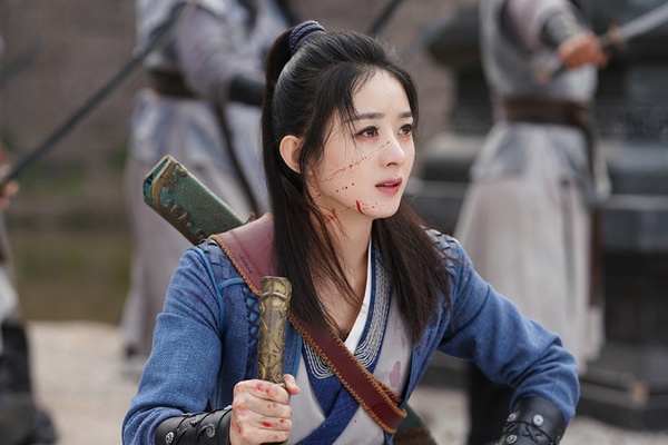 女星「古裝高馬尾」造型3:趙麗穎 飾演《有翡》周翡