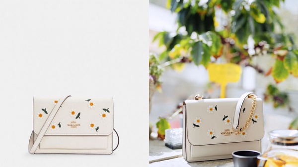 是春天的包！COACH全新「小雛菊系列 」超萌登場，神仙刺繡＋奶白配色仙女必收！