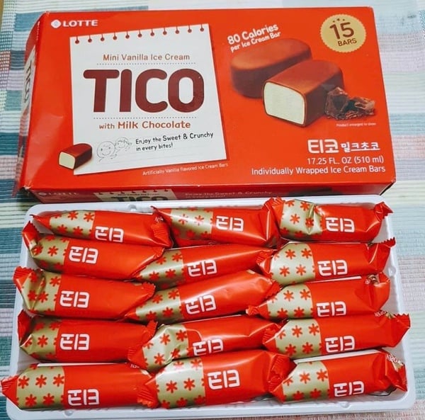 全聯爆紅冰品！韓國樂天TICO「一口冰芯雪糕」165元/盒