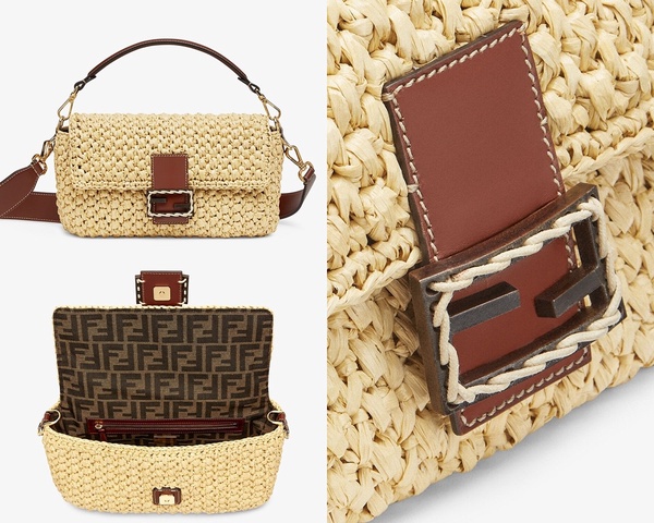 2021夏季精品編織包特搜！LV老花草編包太美，FENDI、YSL、Chloé編織包絕美必收