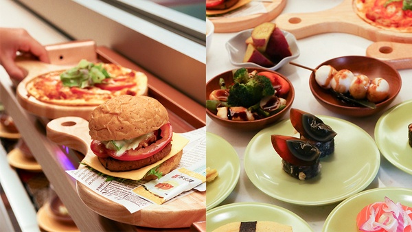 百款蔬食30元起！爭鮮新品牌「爭先食蔬」蔬食迴轉餐廳，買一送一開幕優惠必收