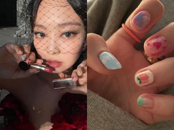 明星美甲特蒐！朴信惠、太妍美甲清爽可愛，表藝珍款顯白、Jennie是繽粉美甲圖鑑