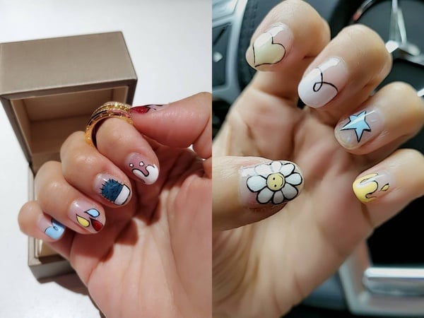 明星美甲特蒐！朴信惠、太妍美甲清爽可愛，表藝珍款顯白、Jennie是繽粉美甲圖鑑