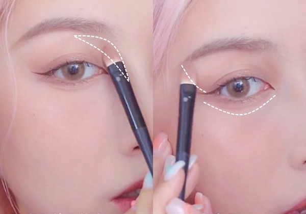 新手必學四邊形眼影、三角形眼影畫法！詳解眼型差異，消腫泡、調整眼型眼影技巧