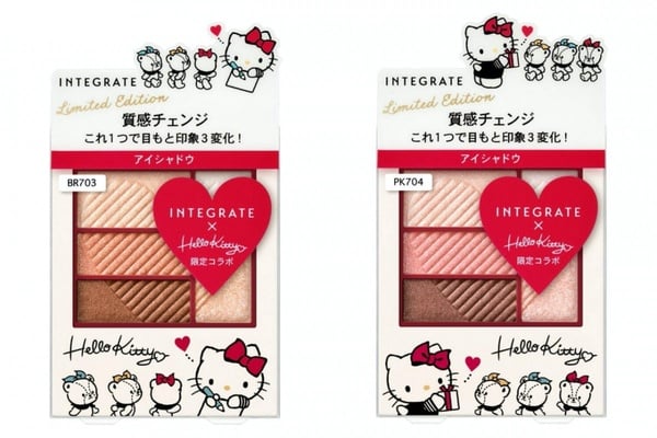 Hello Kitty x Integrate 聯名彩妝超萌亮相,隨附Hello Kitty限量小方鏡,少女心爆棚
