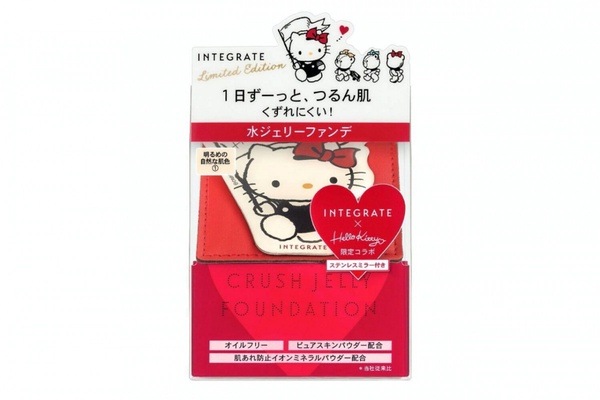 Hello Kitty x Integrate 聯名彩妝超萌亮相,隨附Hello Kitty限量小方鏡,少女心爆棚