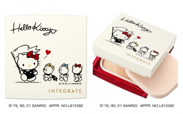 Hello Kitty x Integrate聯名彩妝上市,隨附Hello Kitty限量小方鏡,少女心直接爆棚!