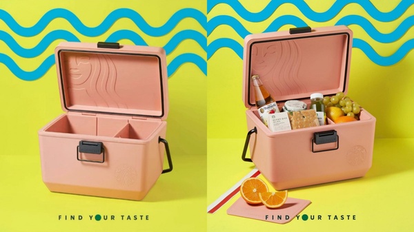 打造質感系露營！韓國星巴克推「少女露營組」，粉藍配色好夢幻，露營燈可當音響超欠收