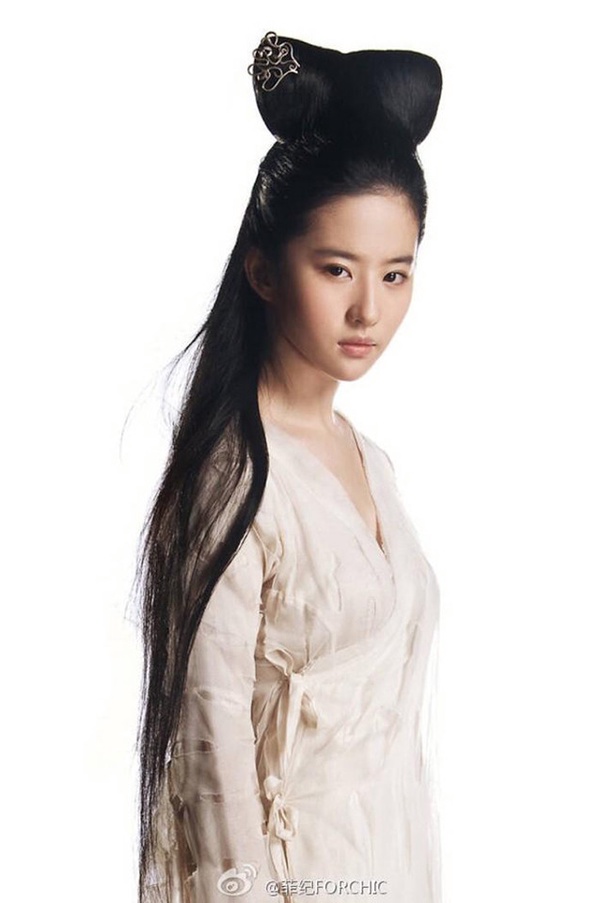 陸劇女星「蝴蝶結髮髻」古裝造型4:劉亦菲《倩女幽魂》